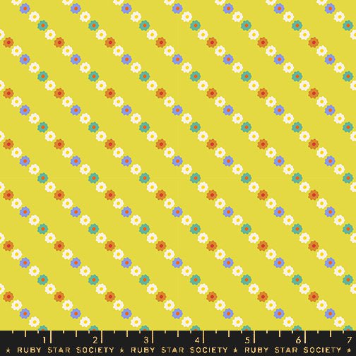 Ooh Lucky Lucky: Garland Stripes in Citron