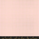 Grid in Pink and Metallic Gold