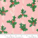 Tiny Christmas: Holly Stripes in Cotton Candy