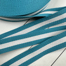 Stripe Webbing: Aqua Webbing