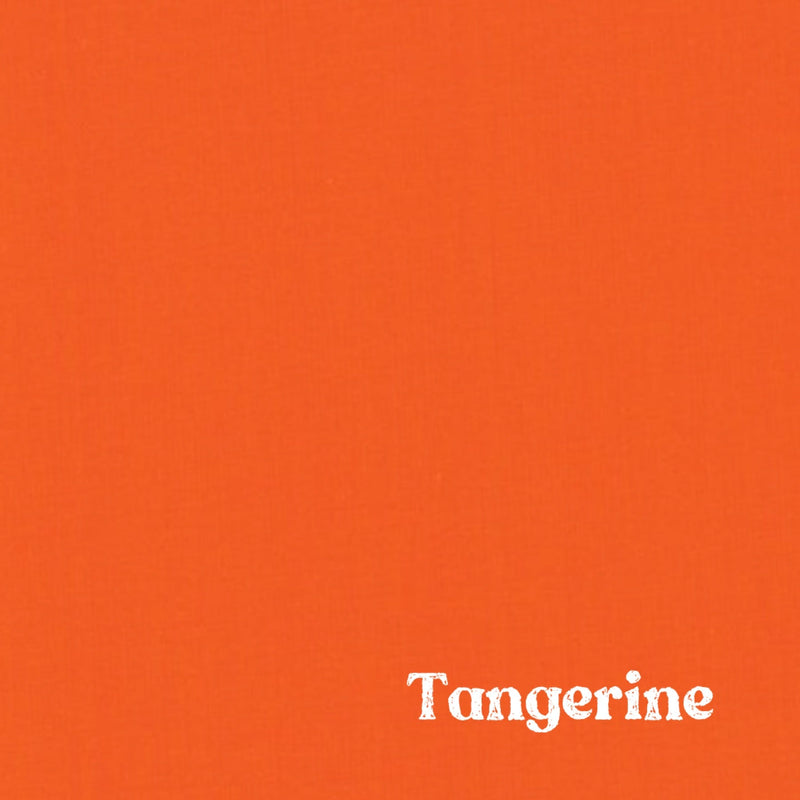 1" Solid Webbing: Tangerine
