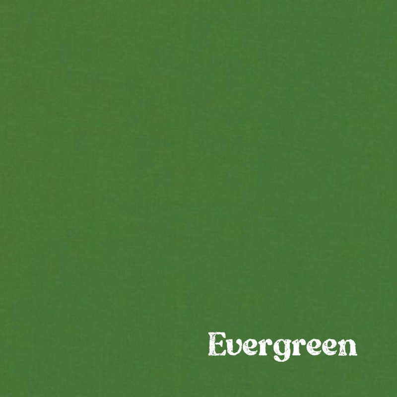 1" Solid Webbing: Evergreen