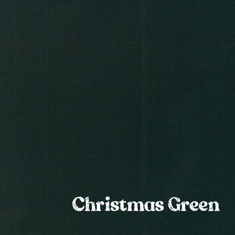 1" Solid Webbing: Christmas Green