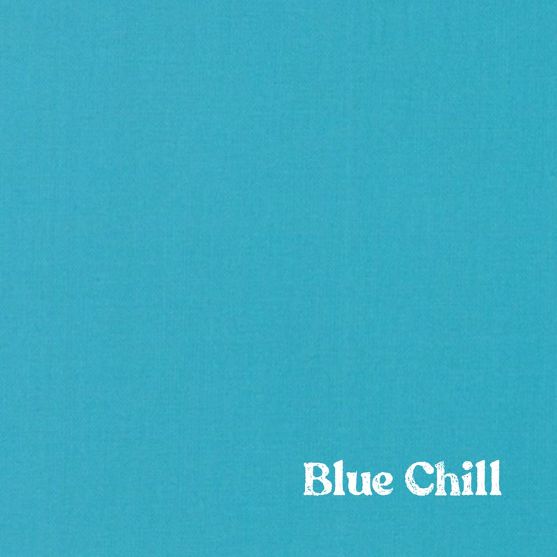 1" Solid Webbing: Blue Chill