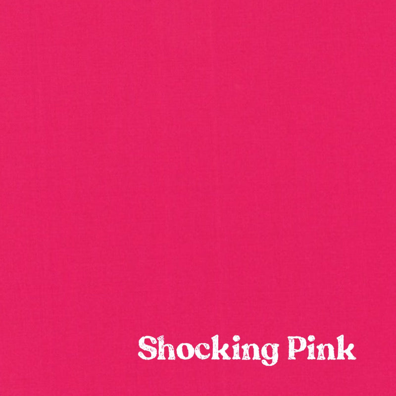 1" Solid Webbing: Shocking Pink