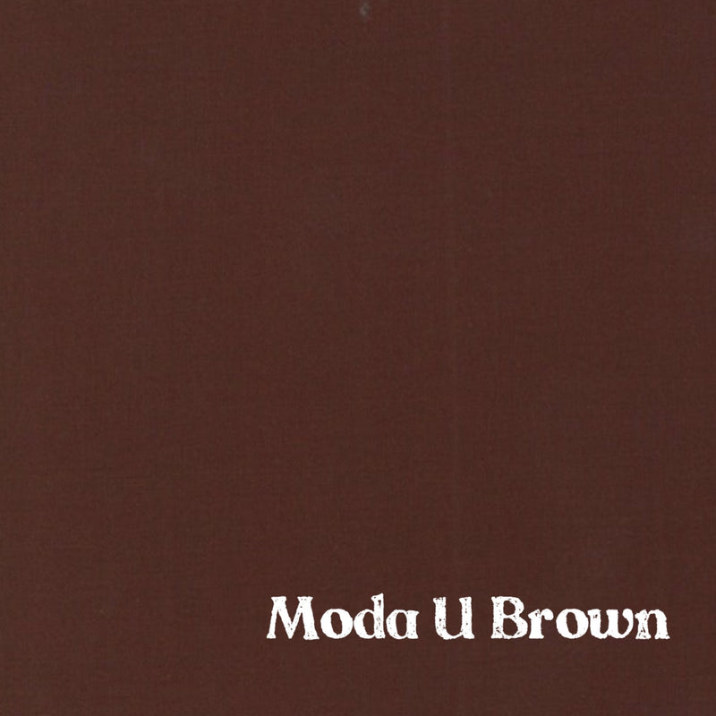 1" Solid Webbing: Moda U Brown