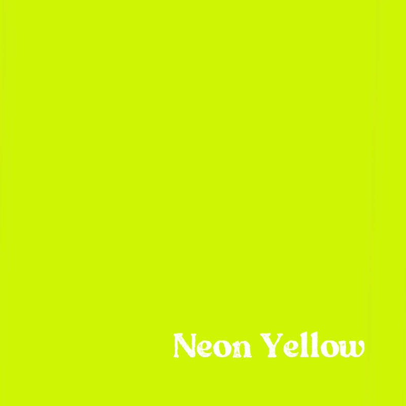 1" Solid Webbing: Neon Yellow