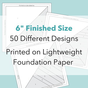 Scrappy Triangles Foundation Pad for Paper Piecing