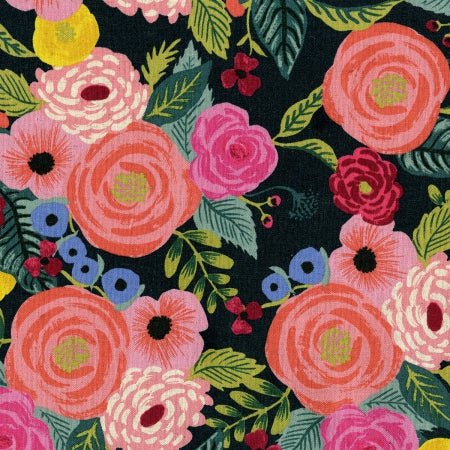 CANVAS Rifle Paper - Juliet Rose in Navy
