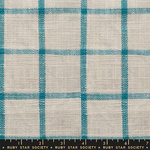 Sunshine Toweling: Kitchen Window in Turquoise