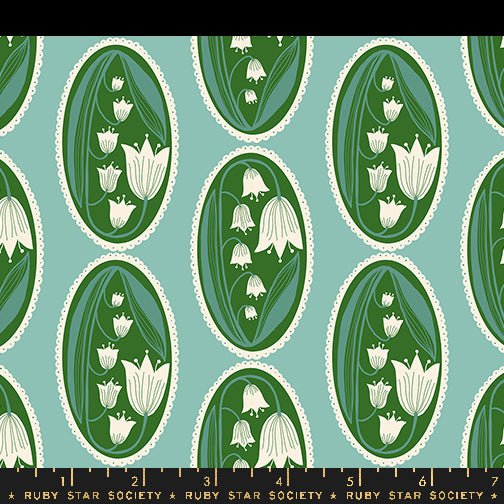 Endpaper: Lily Of The Cameo in Watercress