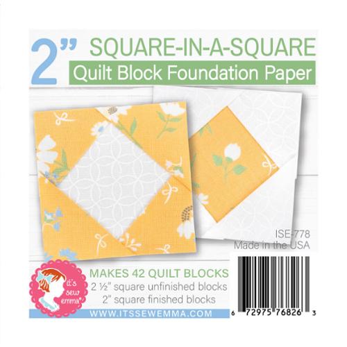 2" Square in Square Foundation Paper Tablet