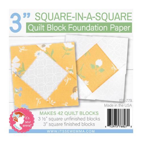 3" Square in Square Foundation Paper Tablet