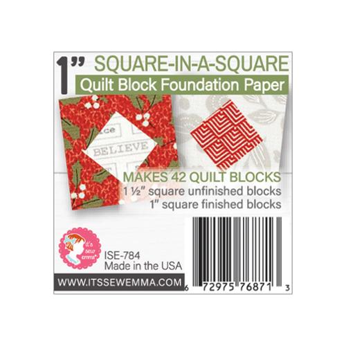 1" Square in Square Foundation Paper Tablet