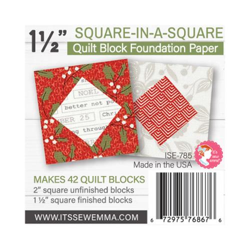 1.5" Square In Square Foundation Paper Tablet