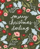 Berry and Pine: Merry Christmas Darling Panel 72" by 58"