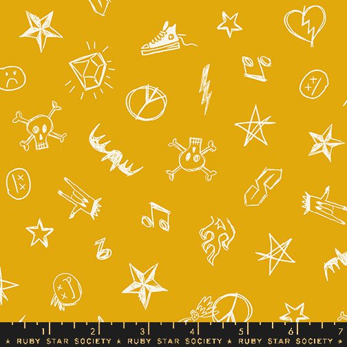 Teddy and The Bears: Groupie in Goldenrod - Glow in the Dark