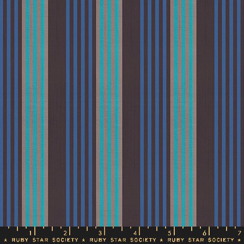 Warp & Weft Lucky: Ribbon Stripe in Soft Black