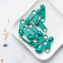 30" Zipper: Tealtastic