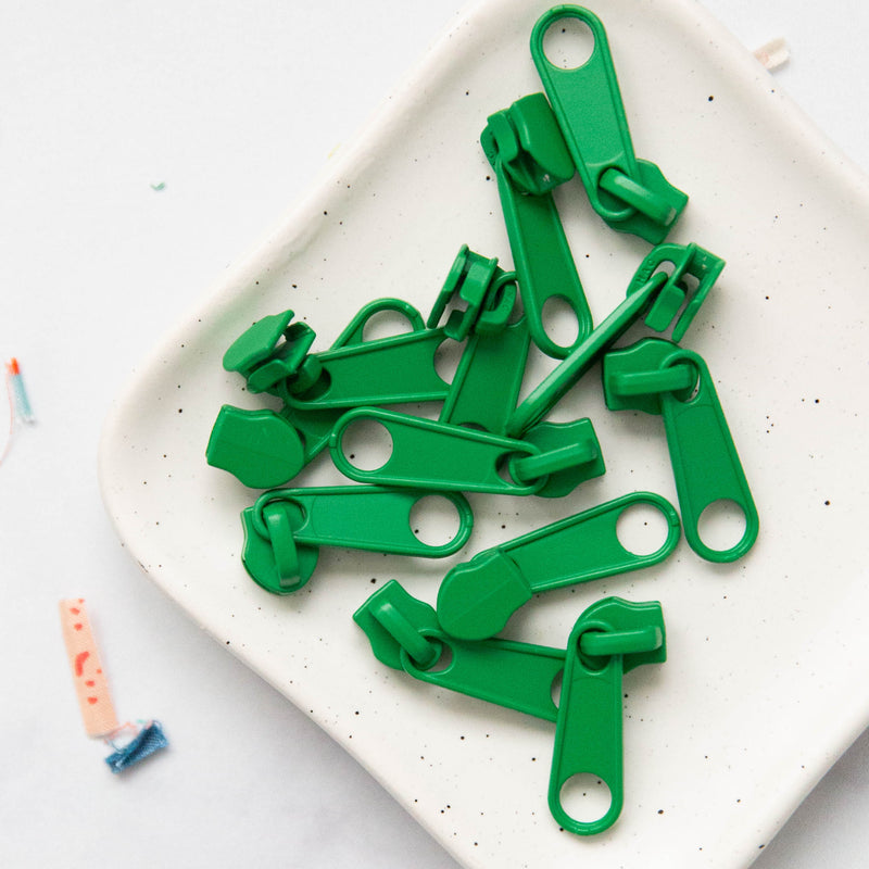 30" Zipper: Lemon Lime