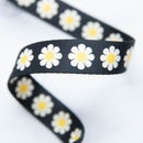 Webbing: Daisy in Yellow 1" wide