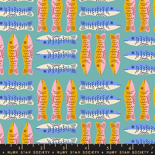 Ooh Lucky Lucky: Sardines in Turquoise