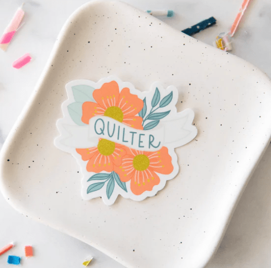 Vinyl Sticker: Needle & Ink - Quilter