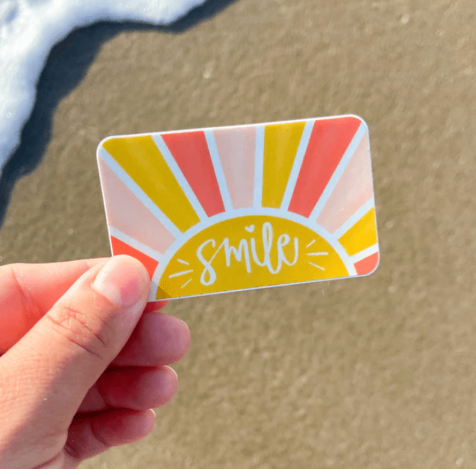 Vinyl Sticker: Sunshine Smile