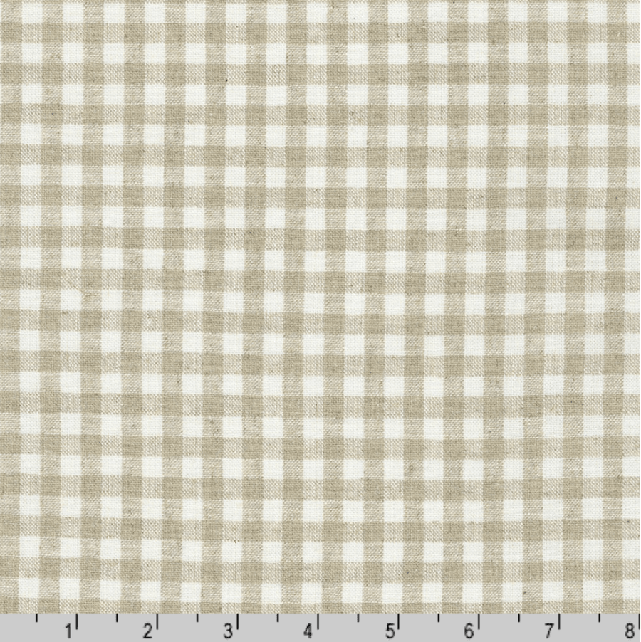 Essex Yarn Dyed: Gingham in Natural Essex Yarn Dyed: Gingham in Natural