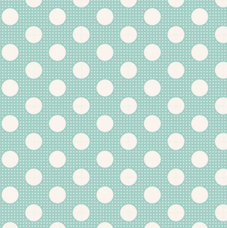 Tilda: Medium Dots in Teal