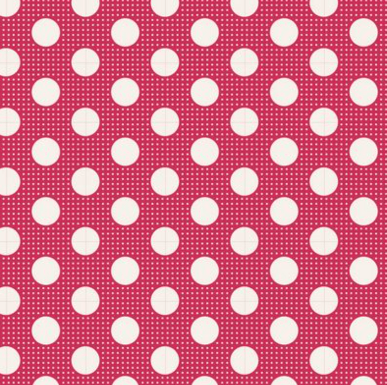 Tilda: Medium Dots in Red
