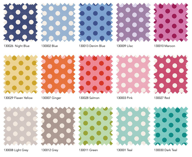 Tilda: Medium Dot Bundle - 15 Fat Quarters
