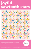 Joyful Sawtooth Stars Quilt Pattern