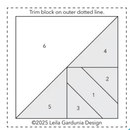 3" Scrappy Triangles Foundation Pad for Paper Piecing