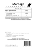 Montage Quilt Pattern