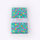 Petit Pan:  OILCLOTH Petunia in Cyan