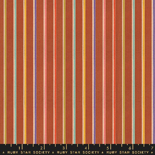 Warp & Weft Lucky: Sketch Stripe in Maple