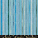 Warp and Weft Mystic: Sketch Stripe in Soft Blue