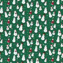 Snow Day Fun: Snowman in Green