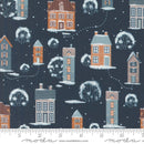 Purrfect Christmas: Snowy Town in Midnight
