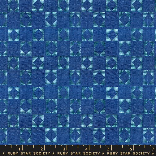 Warp & Weft Lucky: Star Wovens in Bluebell