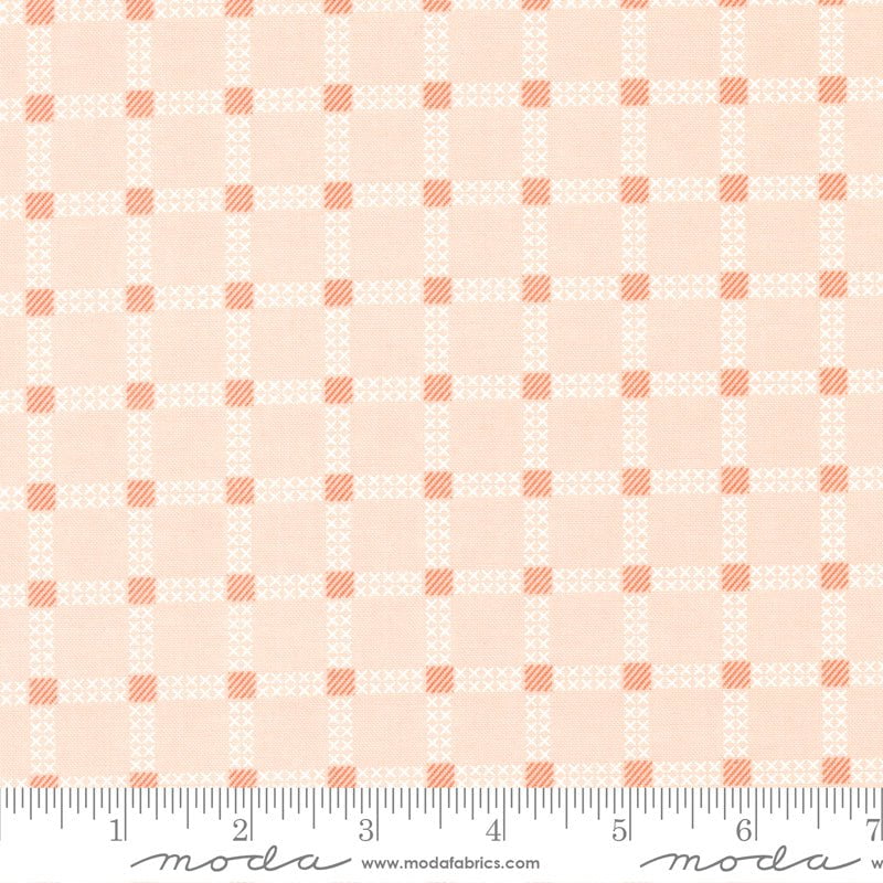 Dawn On The Prairie: Stitch Check in Carnation