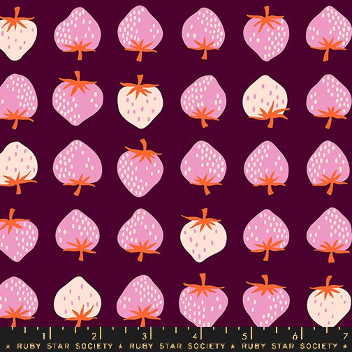 Strawberry in Deep Plum
