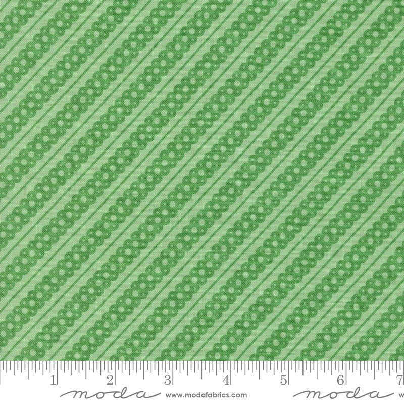 Kitty Christmas: Stripe in Mint