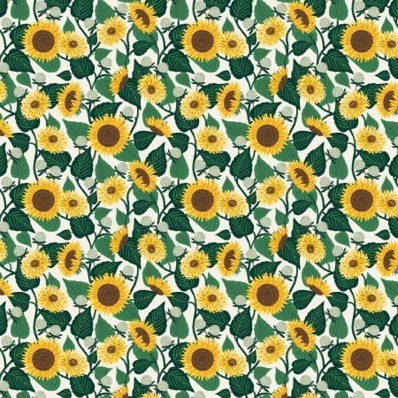 Curio: Sunflower Fields In Cream