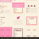 1 800 Calico: Panel in Pink