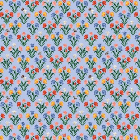 Curio: Tulips in Light Blue