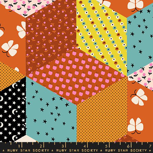 Ooh Lucky Lucky: Tumbling Blocks in Caramel