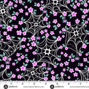 Ghostly Garden: Web and Bloom in Black