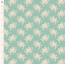 Sunday Brunch: White Flower in Teal**ALMOST GONE**